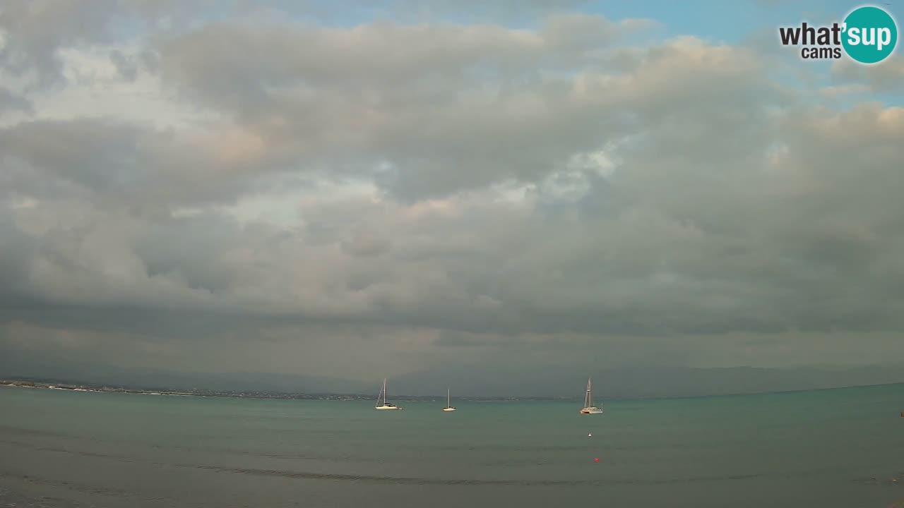 Web kamera Cagliari Windsurf Club – Poetto plaža uživo