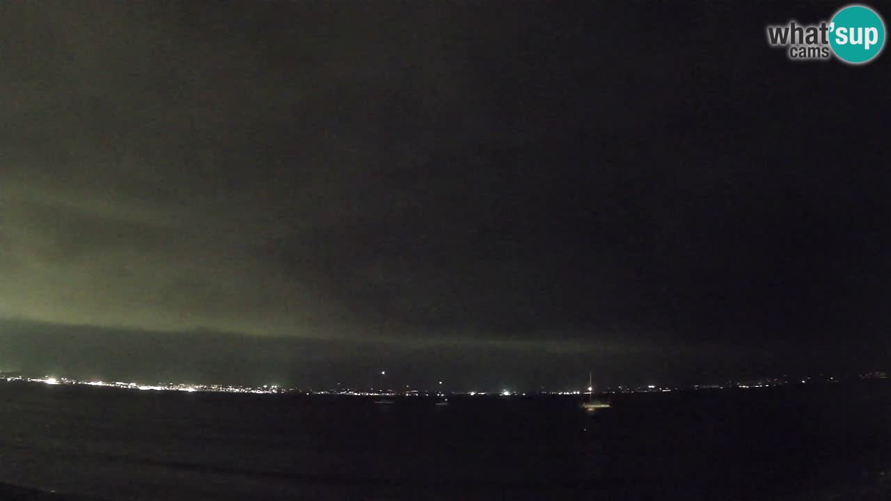 Webcam Cagliari Windsurf Club – Plage du Poetto en direct