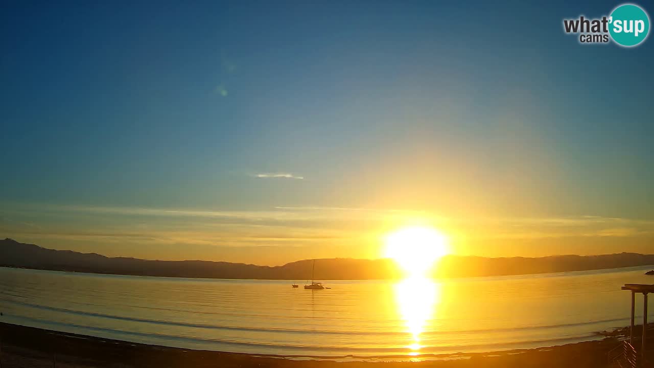 Webcam Cagliari Windsurf Club – Playa del Poetto en directo
