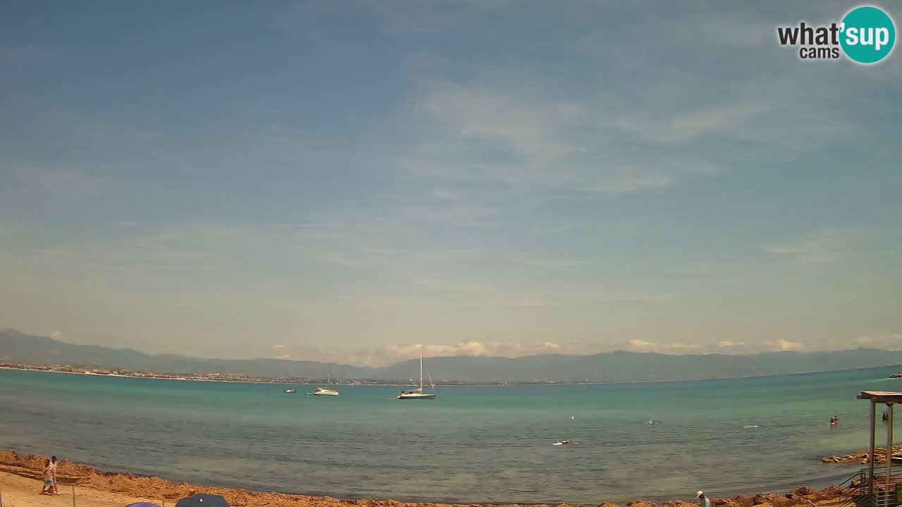 Web kamera Cagliari Windsurf Club – Poetto plaža uživo