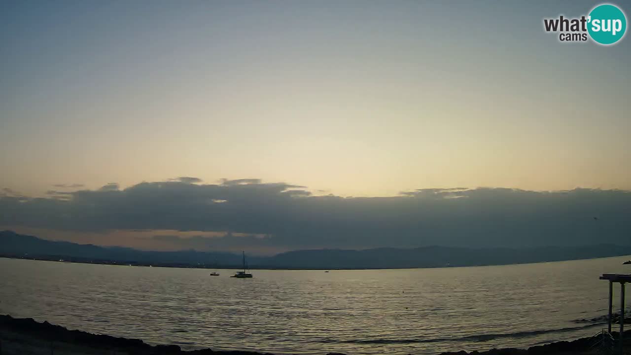 Web kamera Cagliari Windsurf Club – Poetto plaža uživo