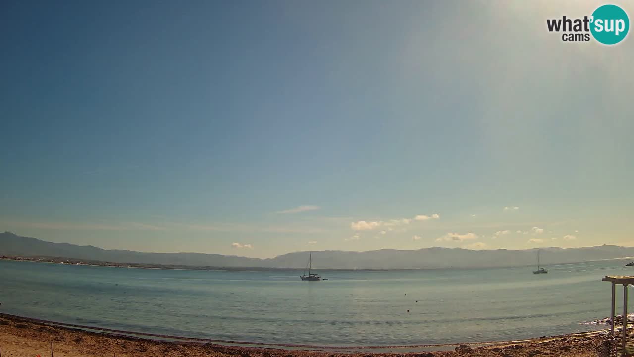 Web kamera Cagliari Windsurf Club – Poetto plaža uživo