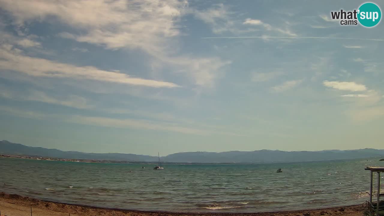Web kamera Cagliari Windsurf Club – Poetto plaža uživo