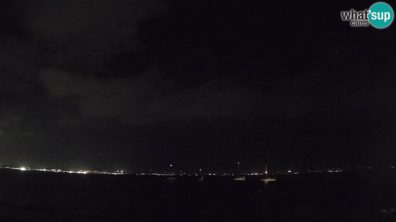 Webcam Cagliari Windsurf Club – Playa del Poetto en directo