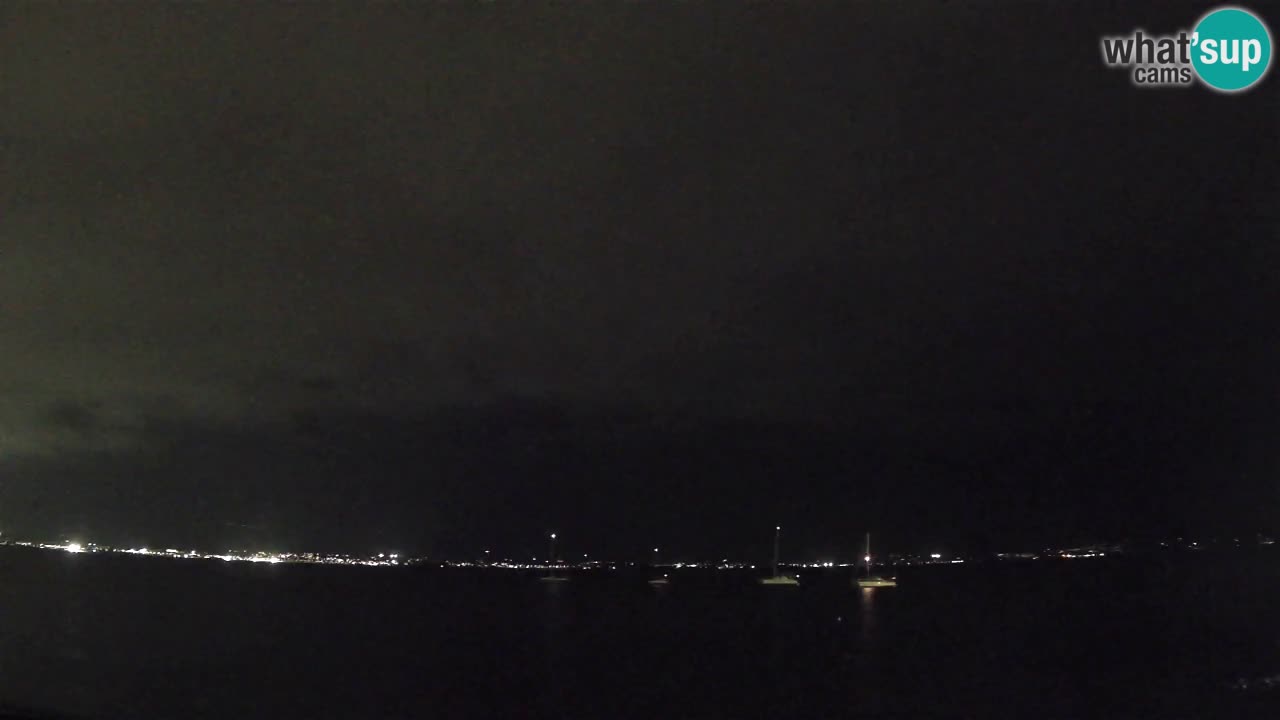 Webcam Cagliari Windsurf Club – Playa del Poetto en directo