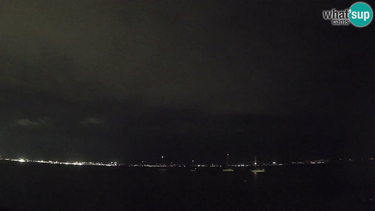 Web kamera Cagliari Windsurf Club – Poetto plaža uživo