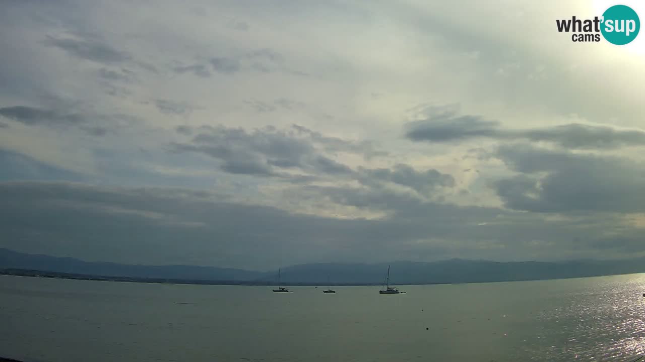 Spletna kamera Cagliari Windsurf Club – Pogled v živo s plaže Poetto