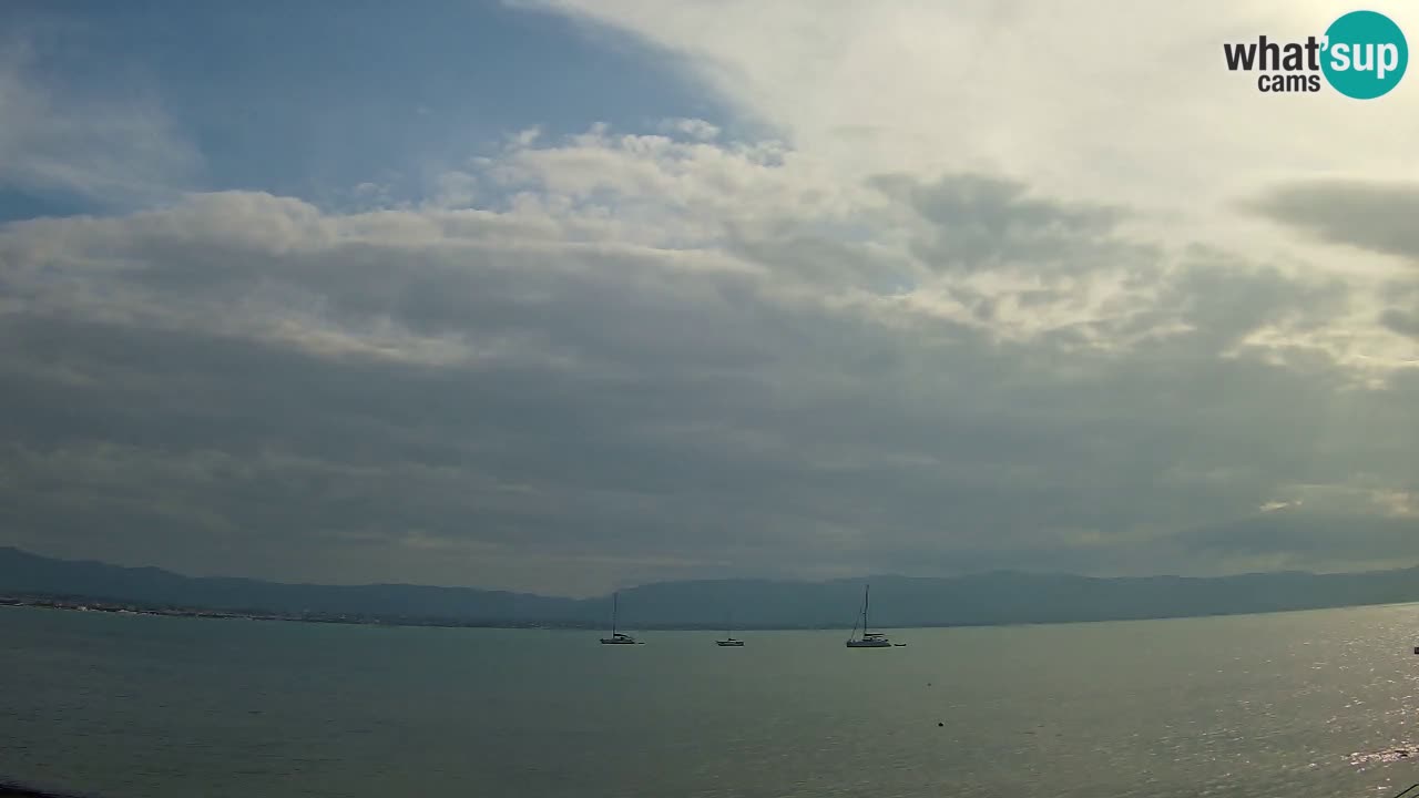 Web kamera Cagliari Windsurf Club – Poetto plaža uživo