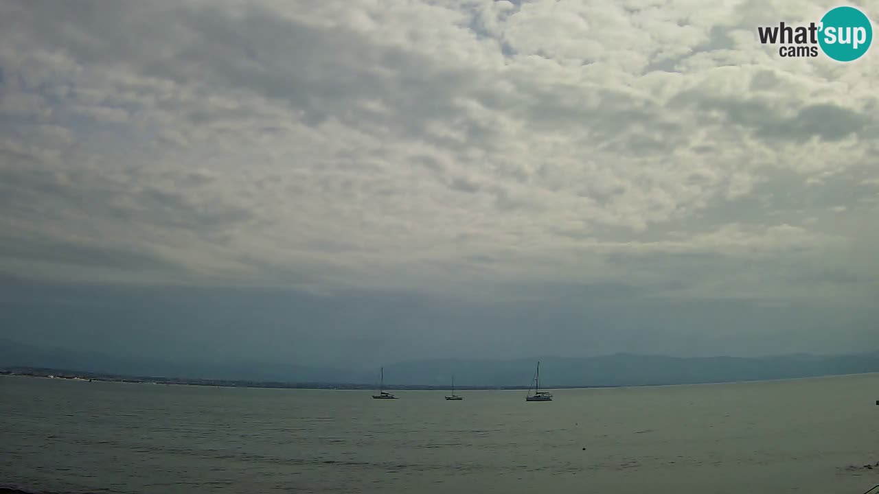 Webcam Cagliari Windsurf Club – Playa del Poetto en directo