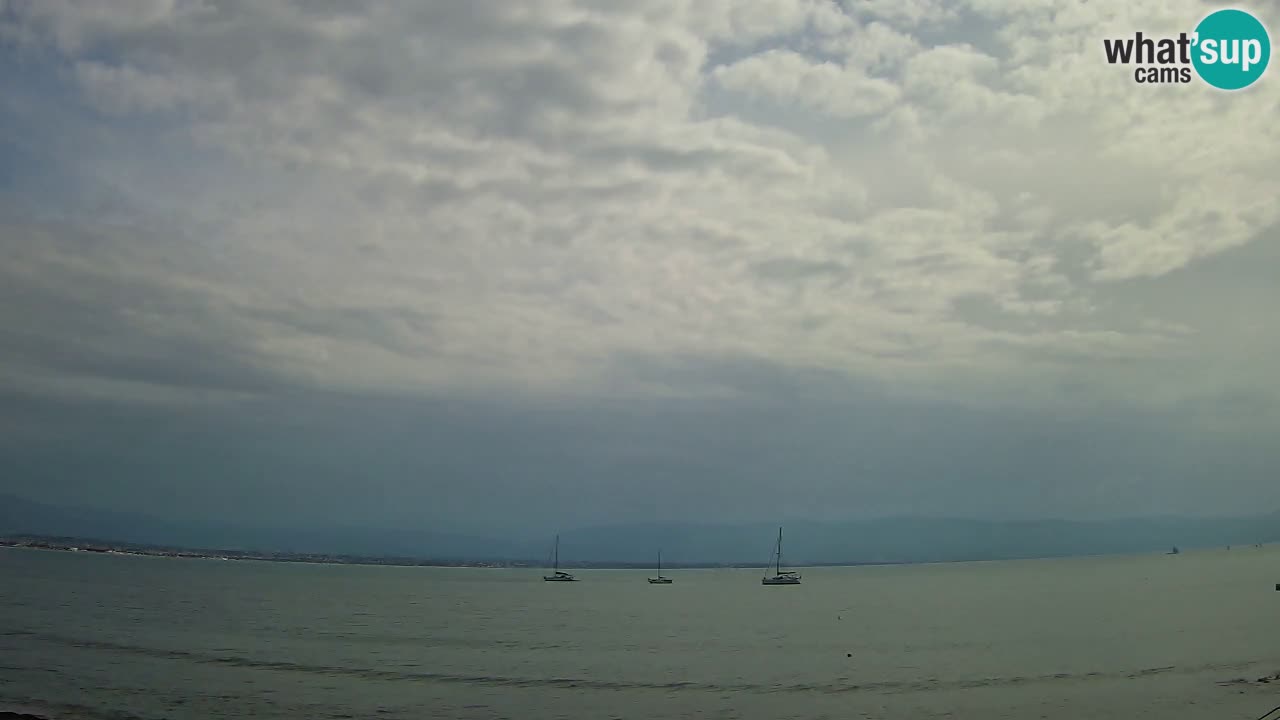 Webcam Cagliari Windsurf Club – Playa del Poetto en directo