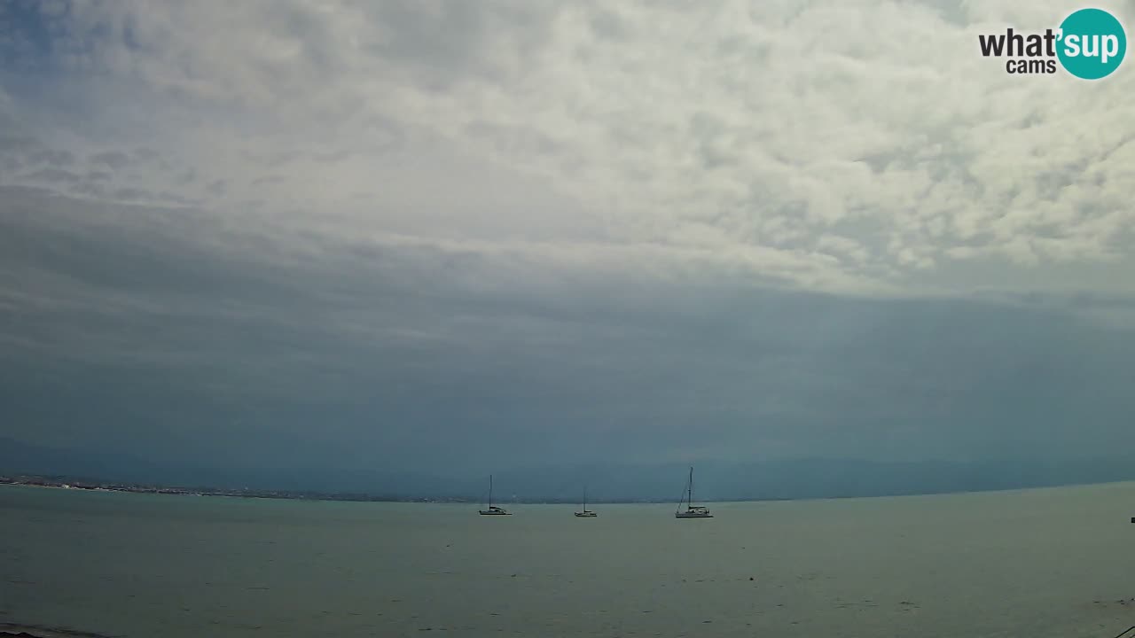 Web kamera Cagliari Windsurf Club – Poetto plaža uživo
