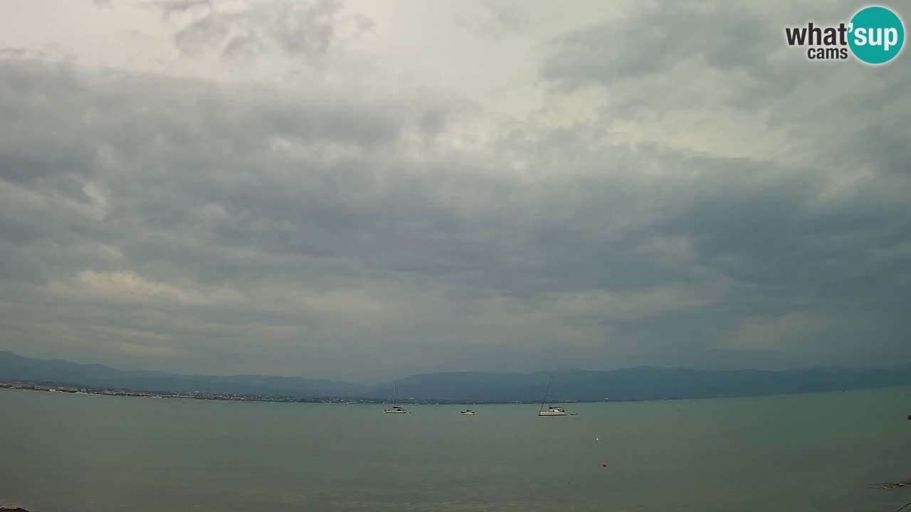 Web kamera Cagliari Windsurf Club – Poetto plaža uživo