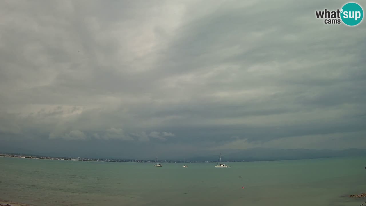 Webcam Cagliari Windsurf Club – Playa del Poetto en directo