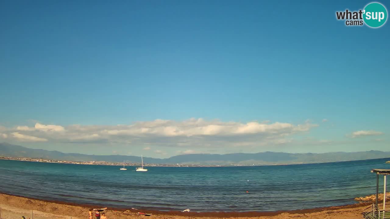 Webcam Cagliari Windsurf Club – Spiaggia del Poetto in diretta
