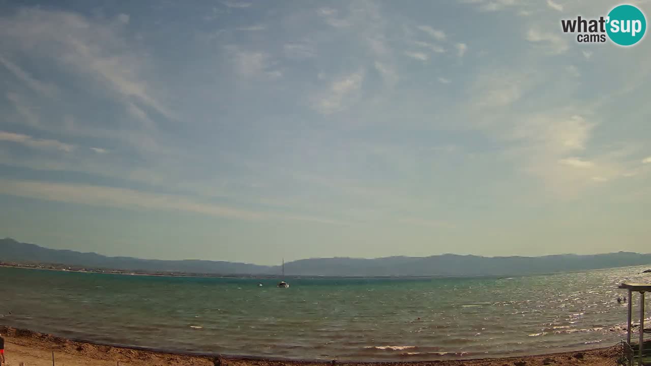 Web kamera Cagliari Windsurf Club – Poetto plaža uživo