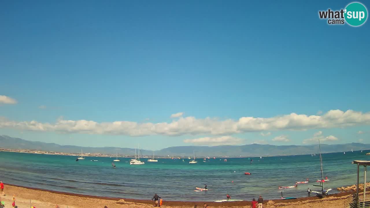 Webcam Cagliari Windsurf Club – Liveblick vom Poetto Strand