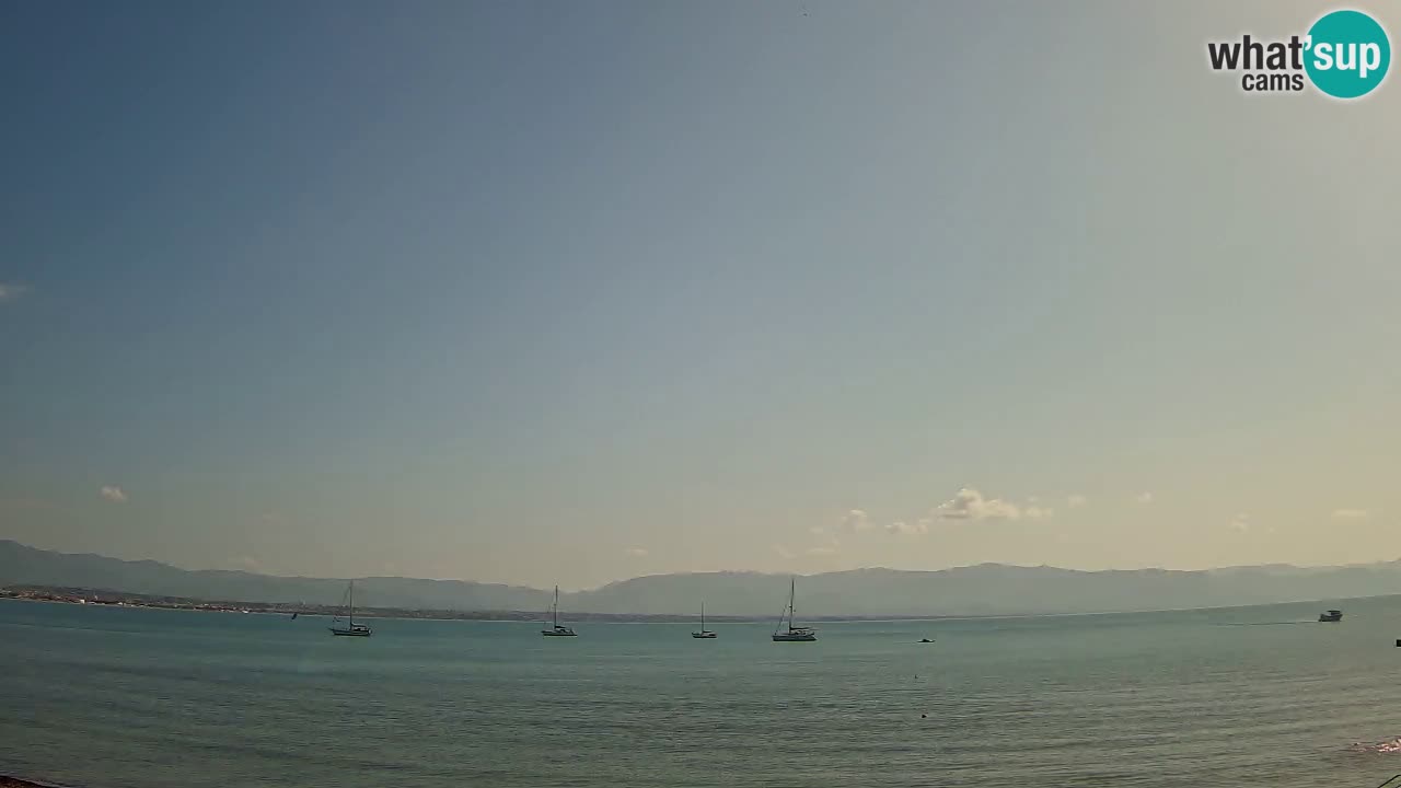 Webcam Cagliari Windsurf Club – Plage du Poetto en direct