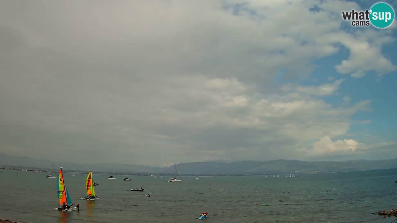 Webcam Cagliari Windsurf Club – Spiaggia del Poetto in diretta