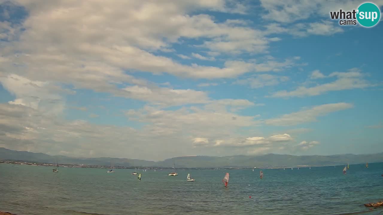Webcam Cagliari Windsurf Club – Liveblick vom Poetto Strand