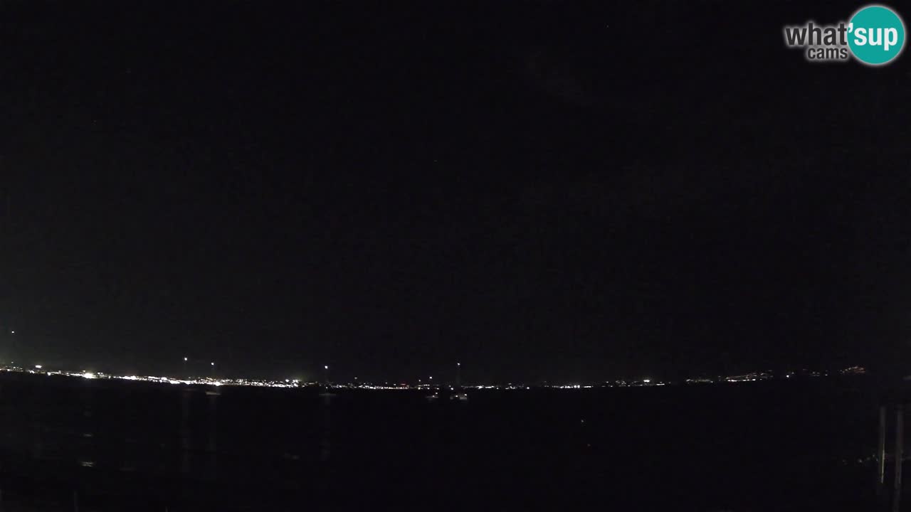 Web kamera Cagliari Windsurf Club – Poetto plaža uživo