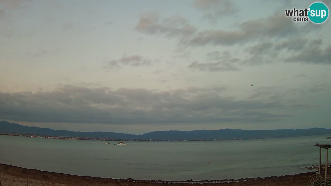 Webcam Cagliari Windsurf Club – Spiaggia del Poetto in diretta