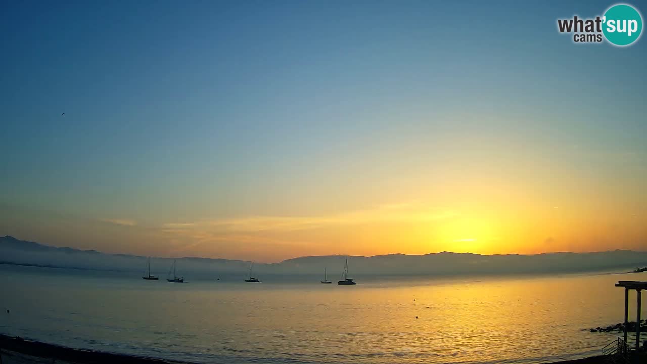 Web kamera Cagliari Windsurf Club – Poetto plaža uživo