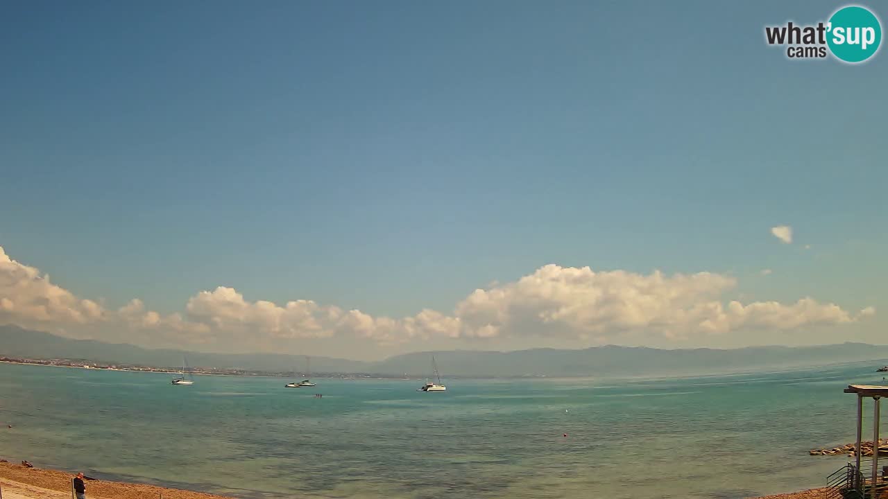 Webcam Cagliari Windsurf Club – Playa del Poetto en directo