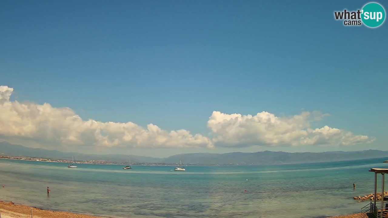 Webcam Cagliari Windsurf Club – Spiaggia del Poetto in diretta