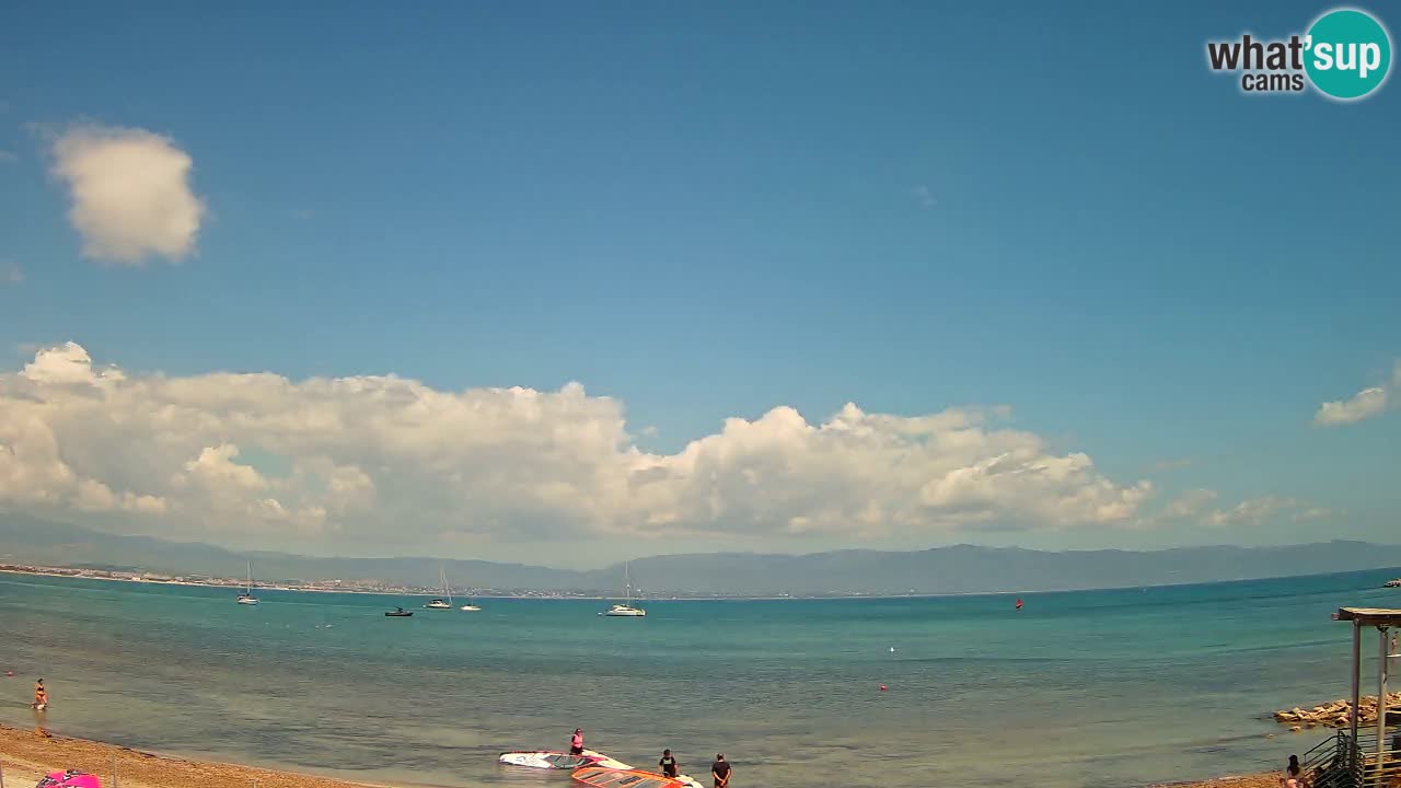 Webcam Cagliari Windsurf Club – Liveblick vom Poetto Strand