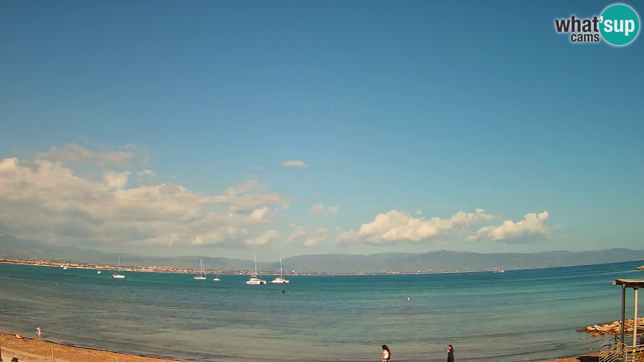 Webcam Cagliari Windsurf Club – Liveblick vom Poetto Strand