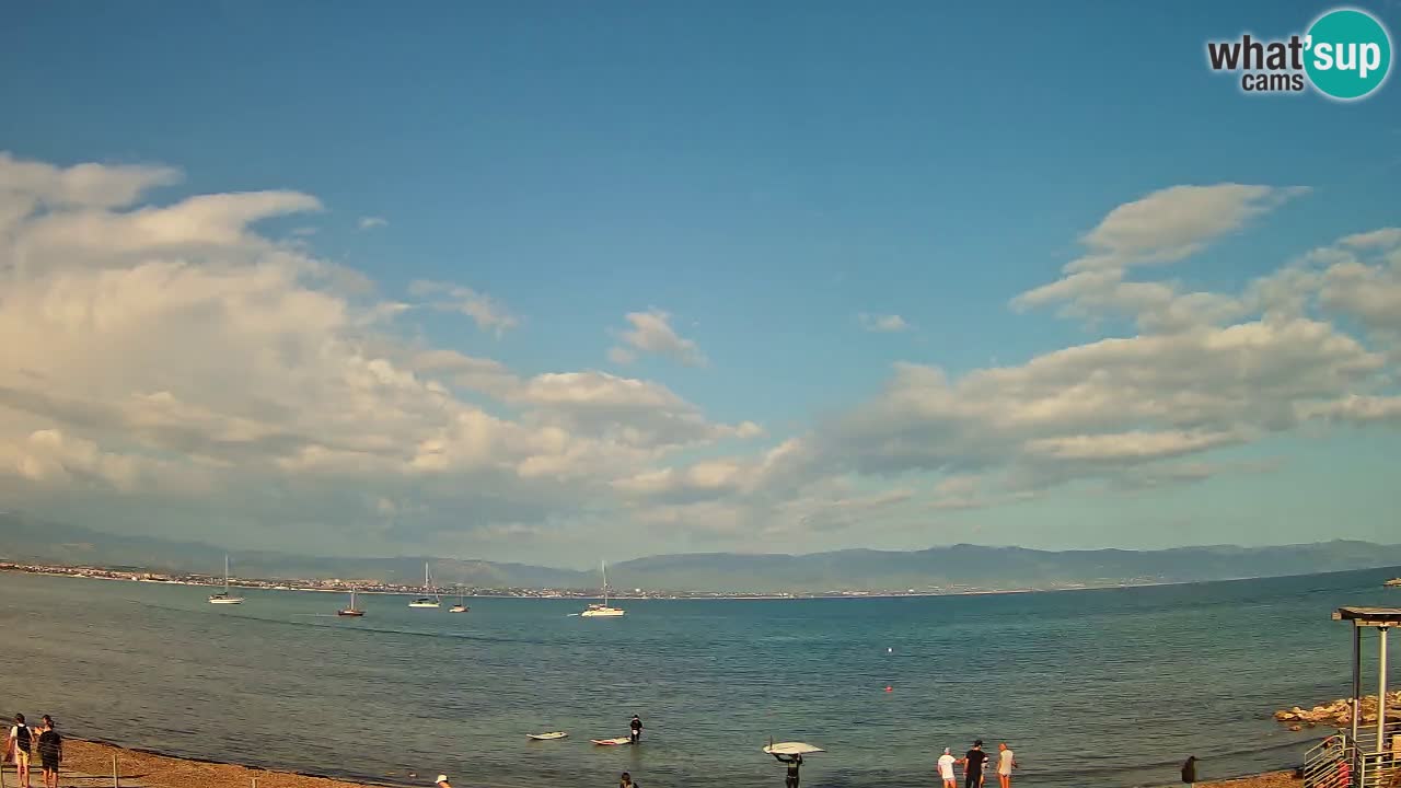 Webcam Cagliari Windsurf Club – Spiaggia del Poetto in diretta