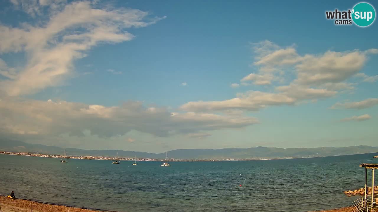 Webcam Cagliari Windsurf Club – Spiaggia del Poetto in diretta