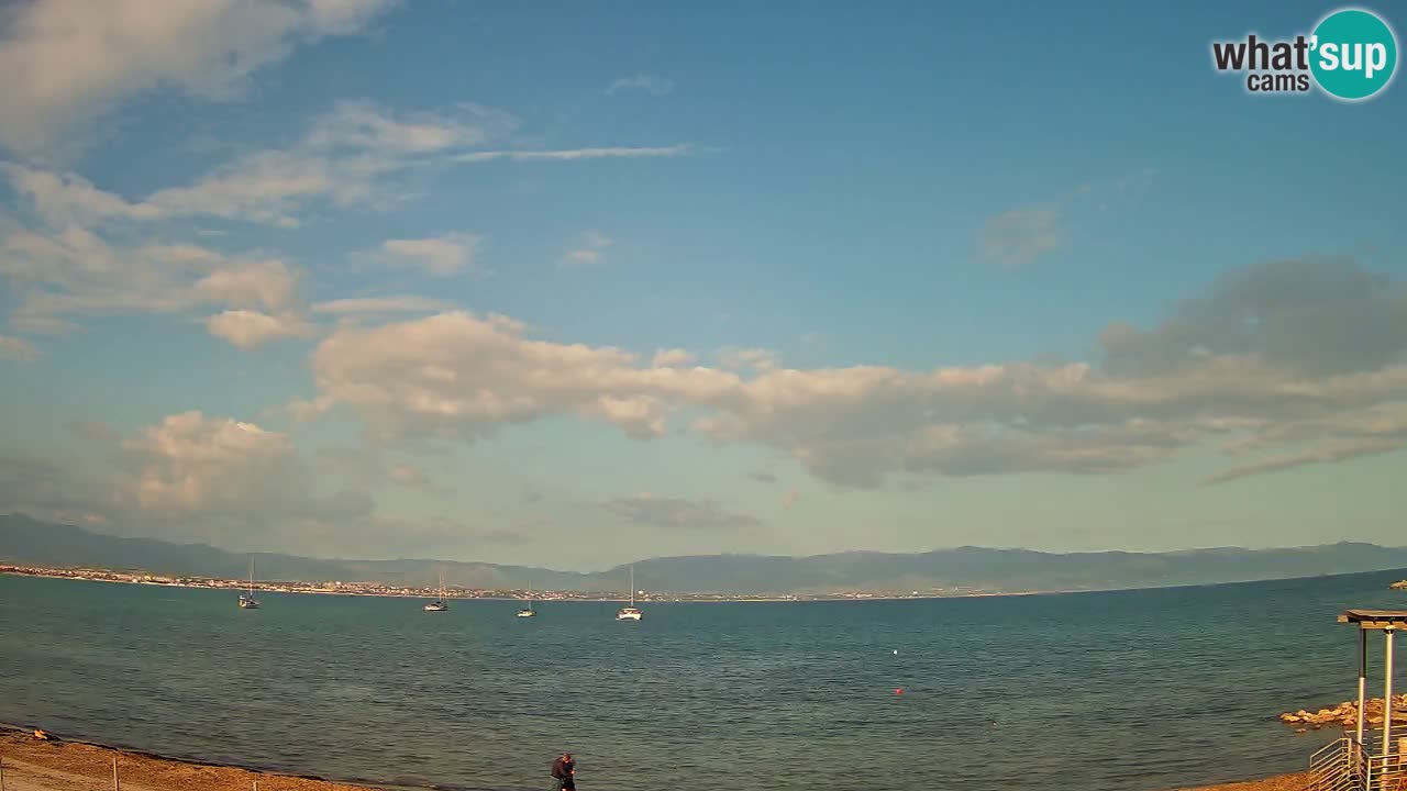 Webcam Cagliari Windsurf Club – Spiaggia del Poetto in diretta