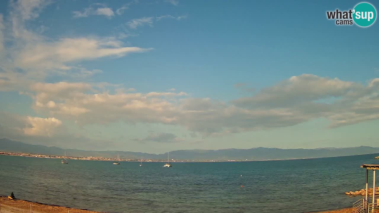 Webcam Cagliari Windsurf Club – Spiaggia del Poetto in diretta