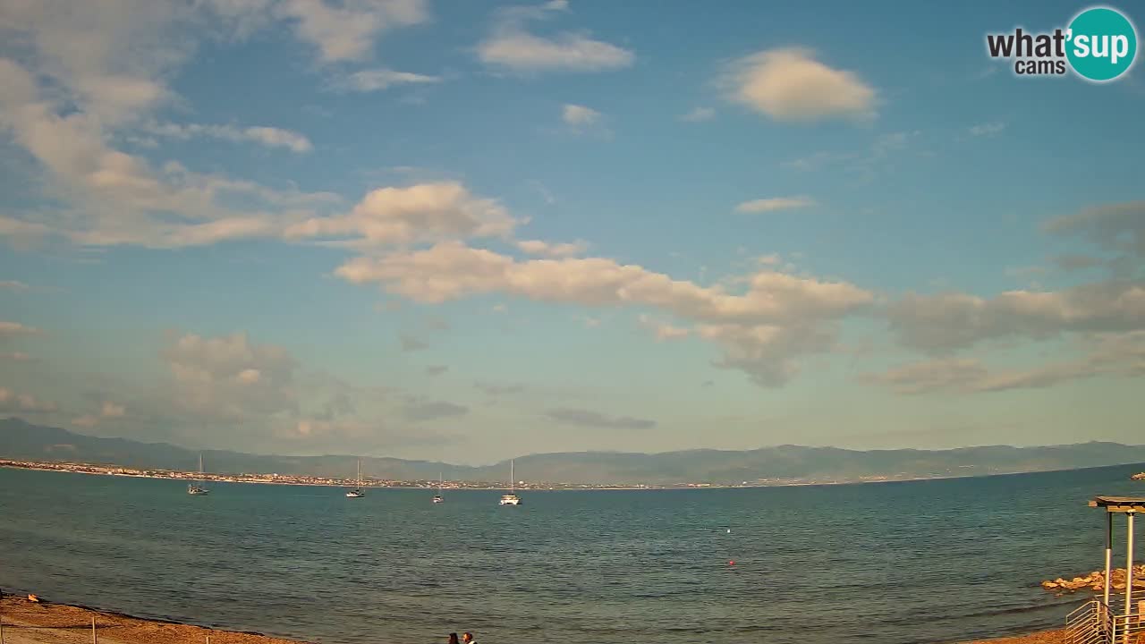 Webcam Cagliari Windsurf Club – Spiaggia del Poetto in diretta