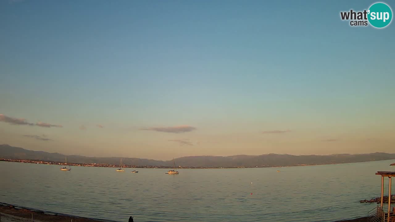 Webcam Cagliari Windsurf Club – Plage du Poetto en direct