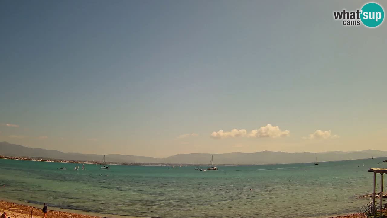 Webcam Cagliari Windsurf Club – Spiaggia del Poetto in diretta