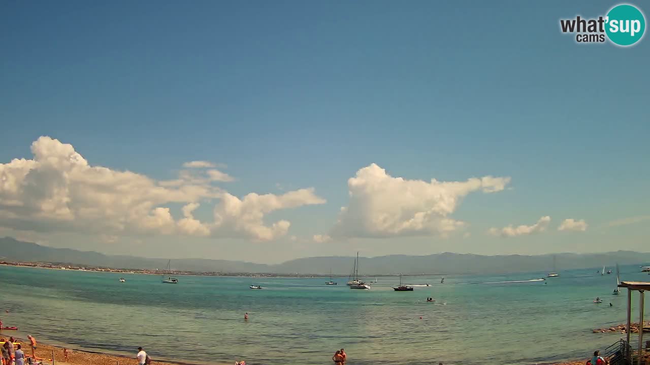Webcam Cagliari Windsurf Club – Spiaggia del Poetto in diretta