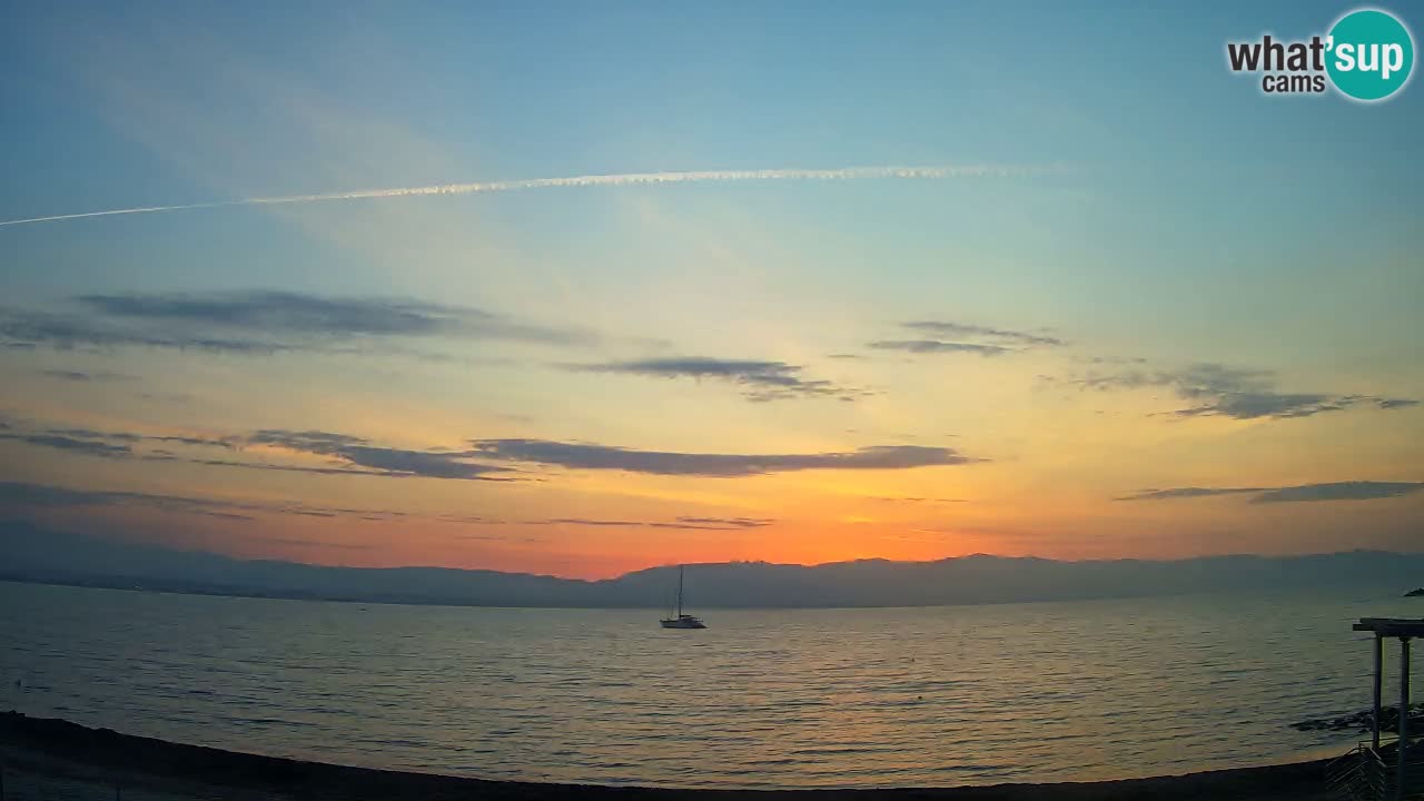 Webcam Cagliari Windsurf Club – Playa del Poetto en directo