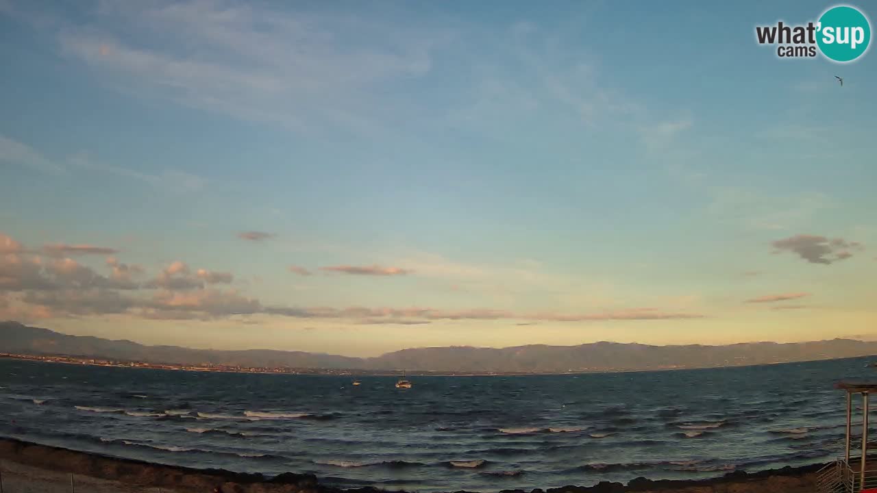 Webcam Cagliari Windsurf Club – Liveblick vom Poetto Strand