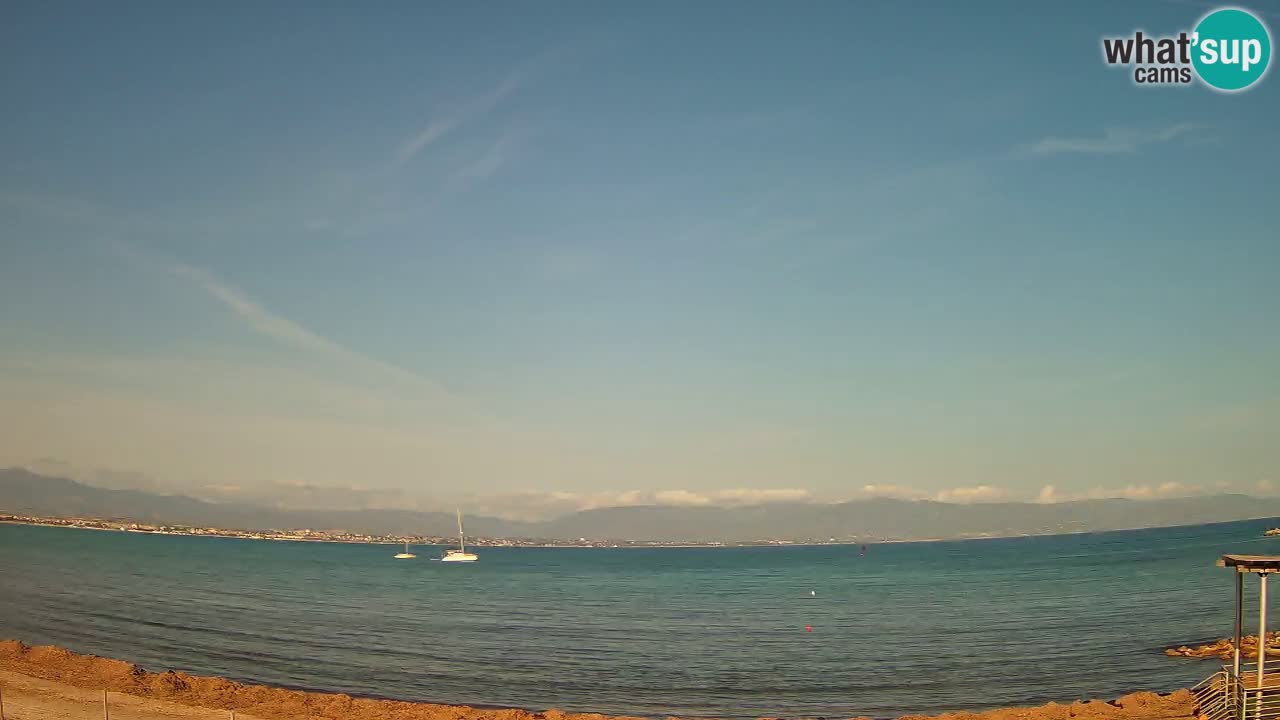 Webcam Cagliari Windsurf Club – Spiaggia del Poetto in diretta