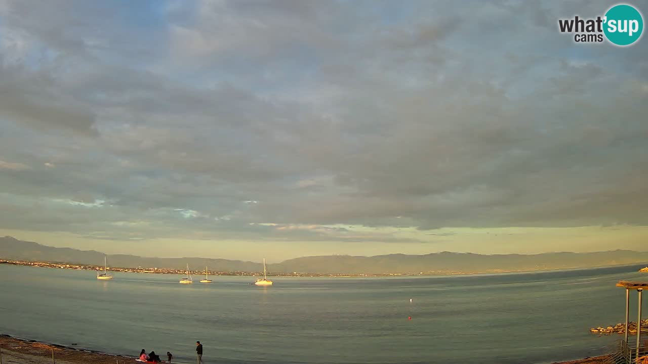Webcam Cagliari Windsurf Club – Plage du Poetto en direct