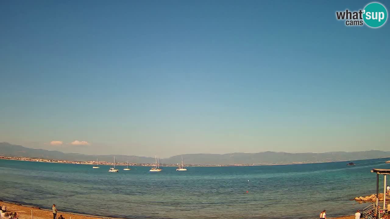 Webcam Cagliari Windsurf Club – Liveblick vom Poetto Strand