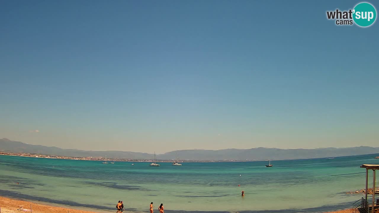 Webcam Cagliari Windsurf Club – Playa del Poetto en directo