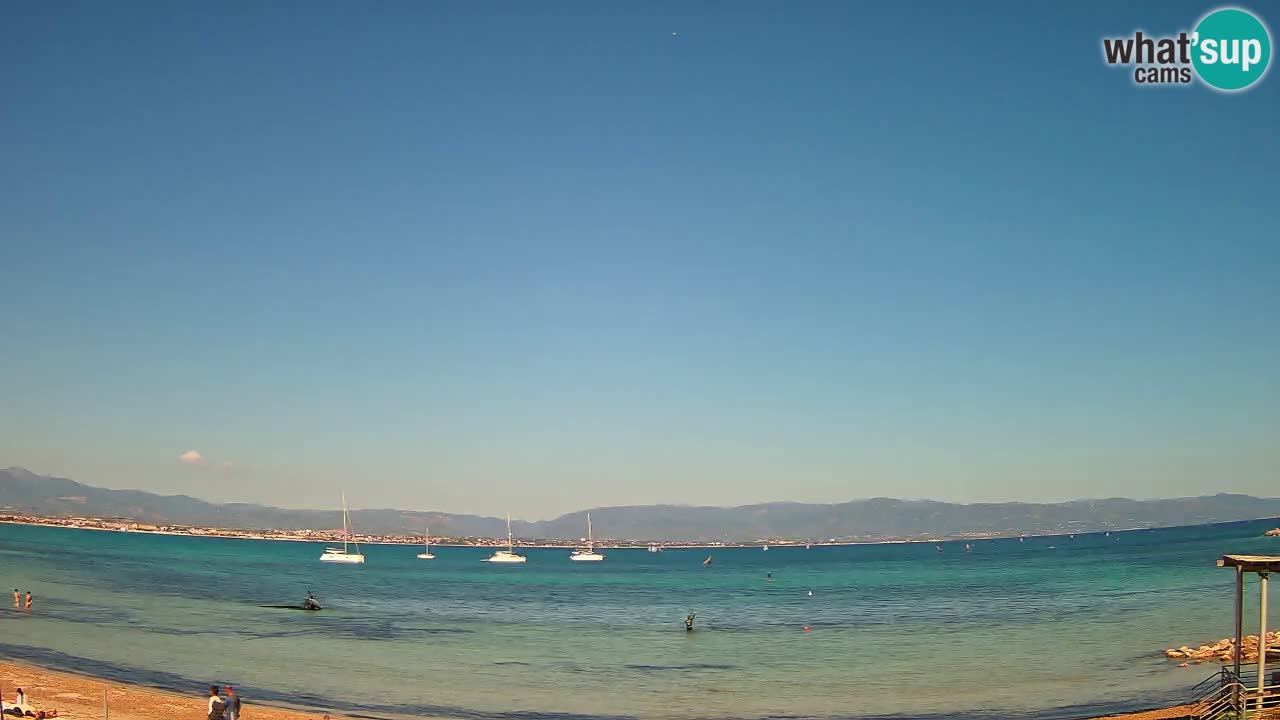 Webcam Cagliari Windsurf Club – Live from Poetto Beach