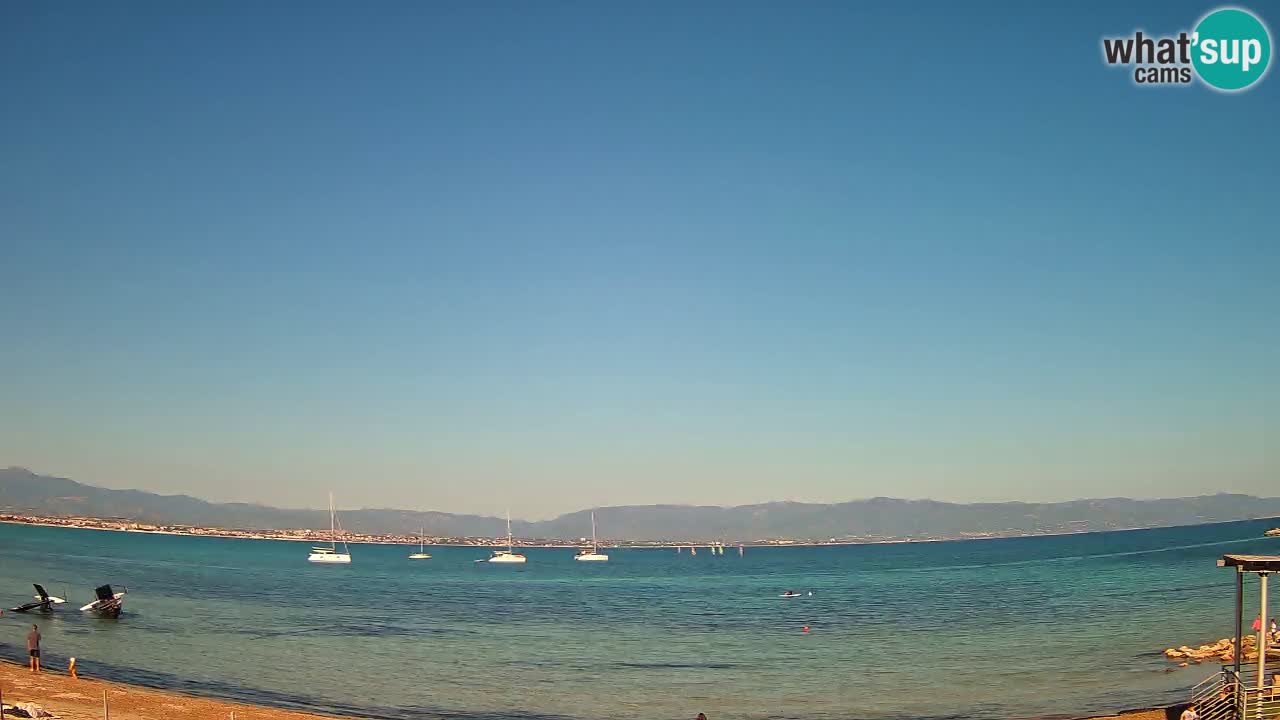 Webcam Cagliari Windsurf Club – Liveblick vom Poetto Strand