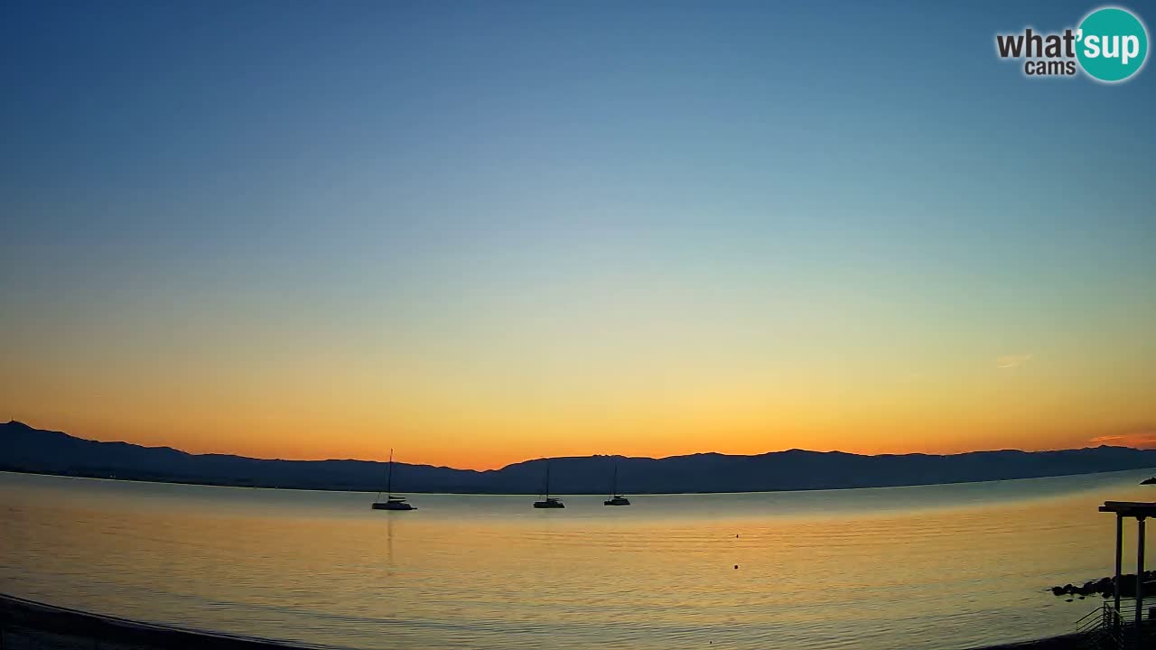Webcam Cagliari Windsurf Club – Playa del Poetto en directo