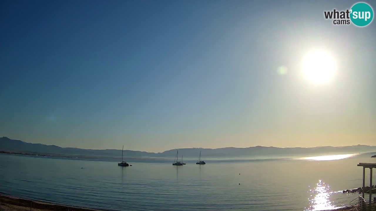 Webcam Cagliari Windsurf Club – Playa del Poetto en directo