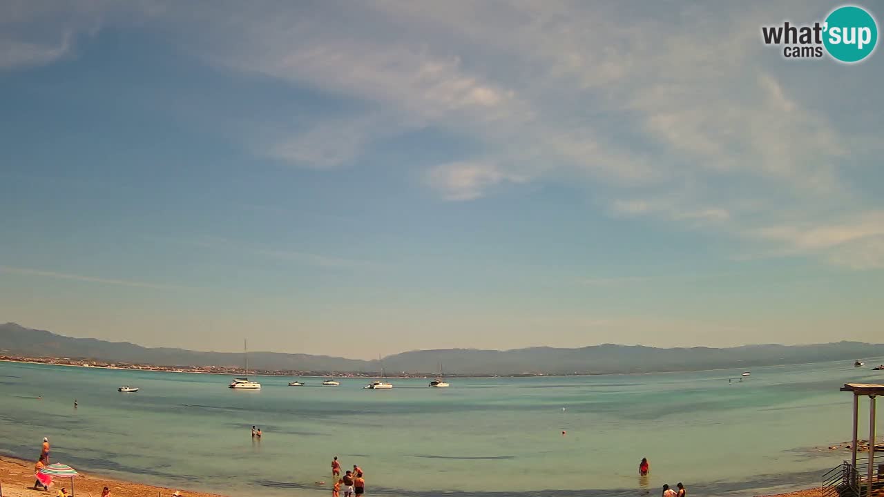Spletna kamera Cagliari Windsurf Club – Pogled v živo s plaže Poetto