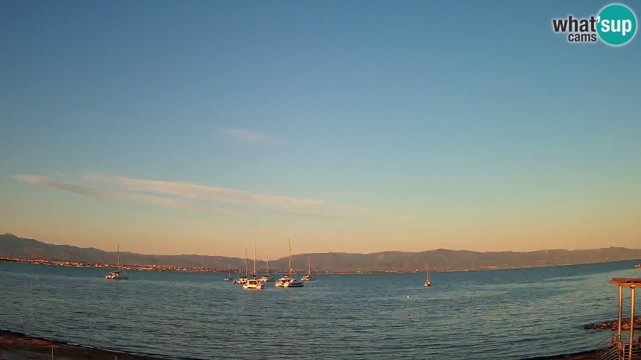 Webcam Cagliari Windsurf Club – Liveblick vom Poetto Strand